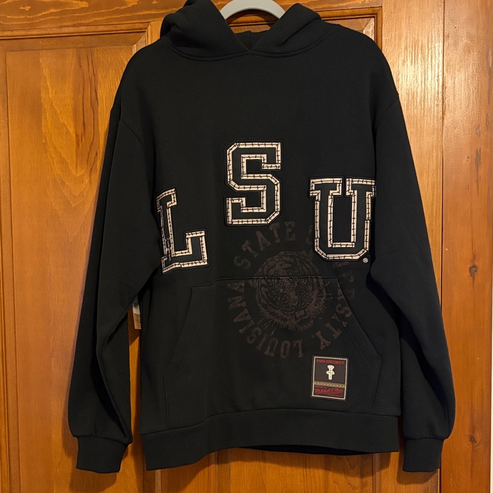 Travis Scott x Mitchell & Ness Black LSU Hoodie